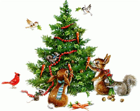 Новогодние Лесные звери