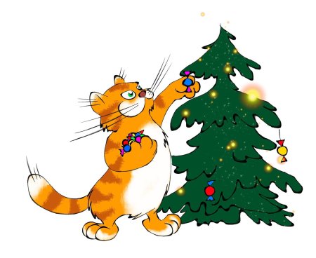 Новогодний котик