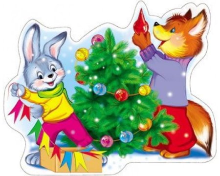 Звери ёлку наряжали