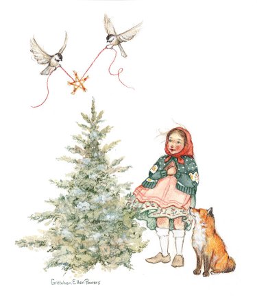 Дети наряжают елку картинки