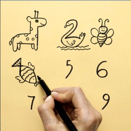 Превращение цифр в рисунки