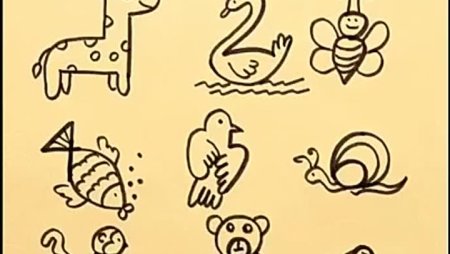 Фигуры из цифр для детей