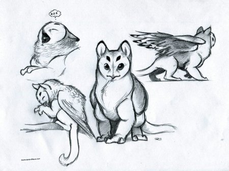 Рисование фантастические животные