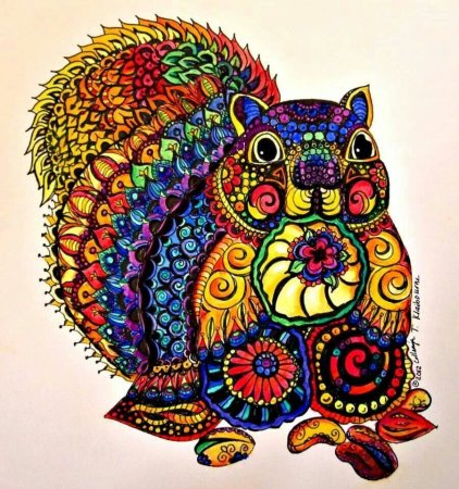 Животные в декоративном стиле