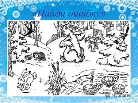 Животные зимой задания