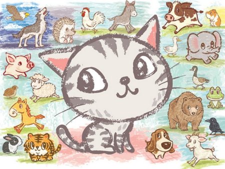 Любимые животные рисунки