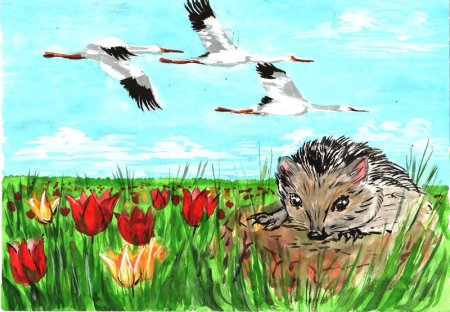 Рисунок на тему животные
