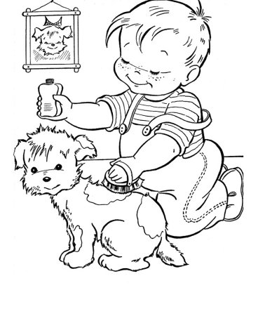 Девочка с котятами