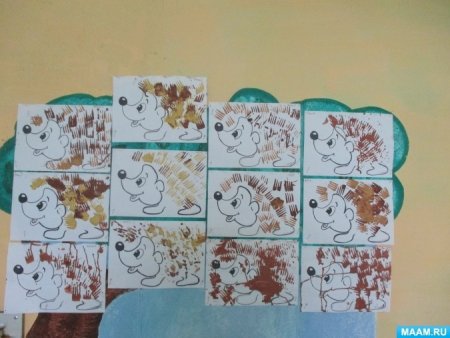 Рисование Дикие животные средняя группа