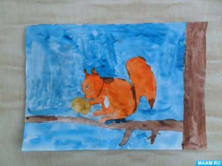 Рисование Дикие животные подготовительная группа