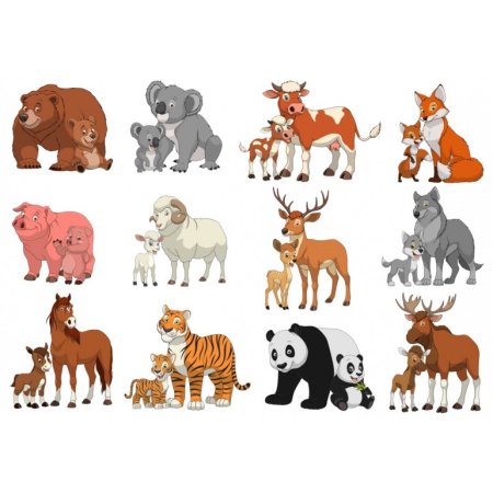 Разные животные для детей