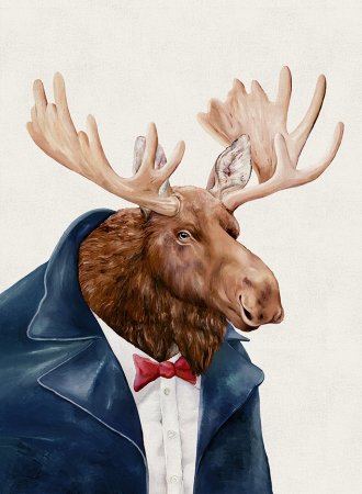 Человек с головой животного