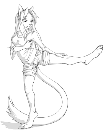 Человек превращается в жирафа