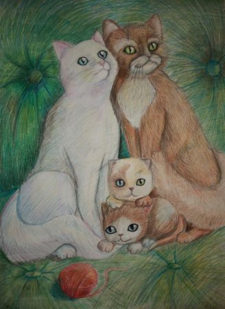 Семья котов