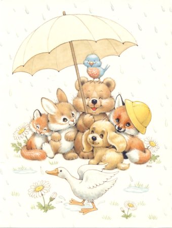 Милые детские иллюстрации