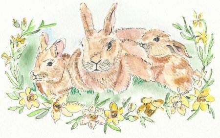 Семья животных иллюстрация