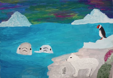 Арктика рисунок