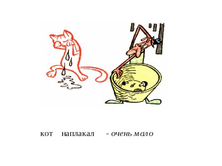 Кот наплакал фразеологизм