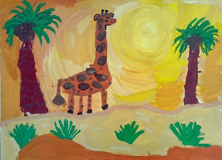 Рисование животных Африки