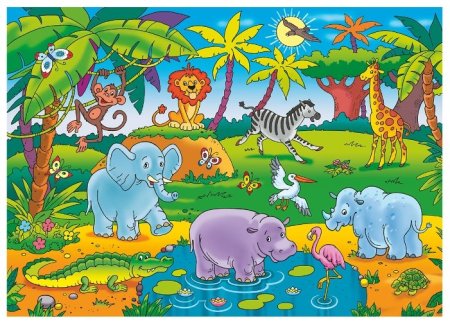 Животные Африки для детей