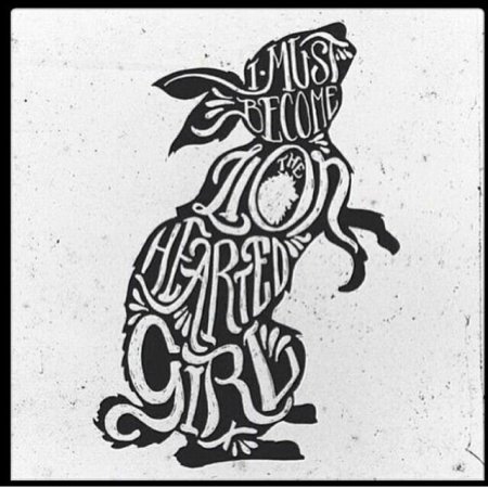 Шрифтовая композиция животные