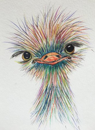 Рисунки цветными карандашами