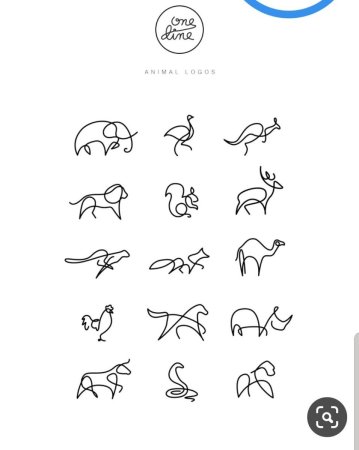 Подпись в виде животных