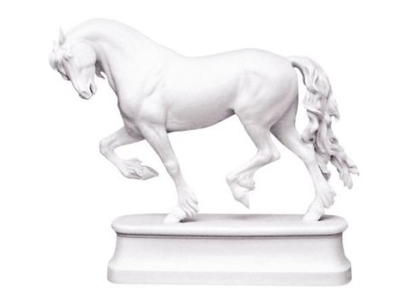Конь фризской породы Императорский фарфоровый завод