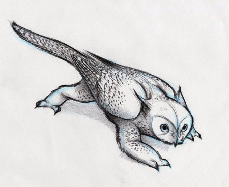 Несуществующие животные карандашом