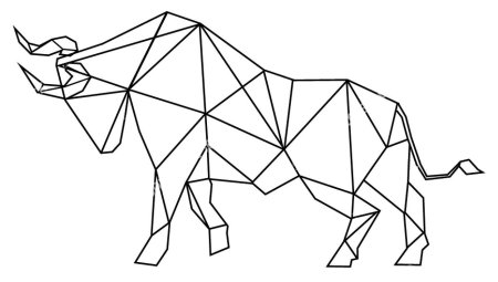 Животное из треугольников