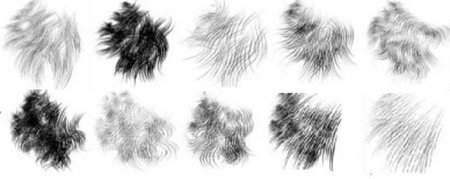 Рисование шерсти животных