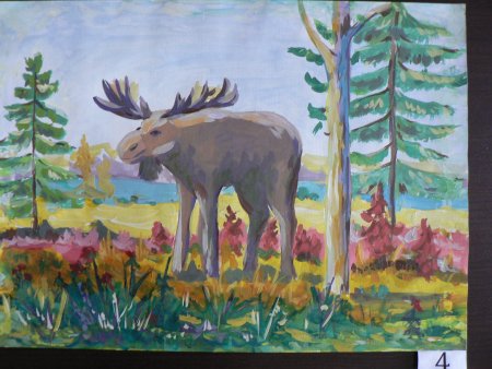Рисунок животных нашего края