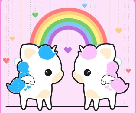 Рисунки Единорожки няшные
