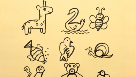 Фигуры из цифр для детей