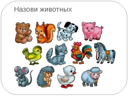 Мультяшные животные