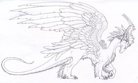 Рисунки карандашом мифических существ