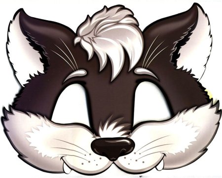 Маска волка для детей