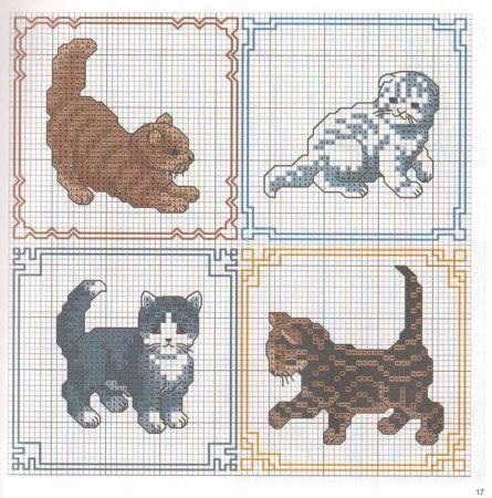 Котенок крестиком