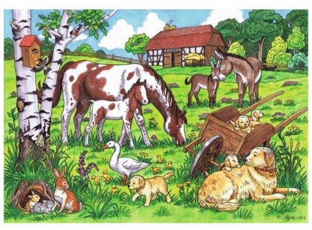 Пазл Ravensburger в деревне