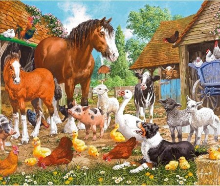 Домашние животные на ферме