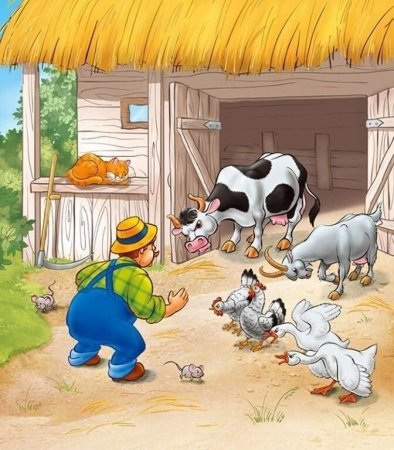 Картина ферма для детей