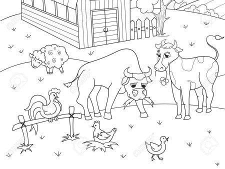 Деревенский дворик для детей