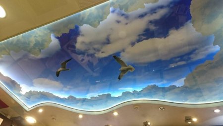 Натяжные потолки 3д фотопечать