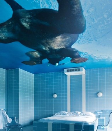 3д потолок натяжной в ванной