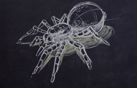 Рисунки мелом на доске