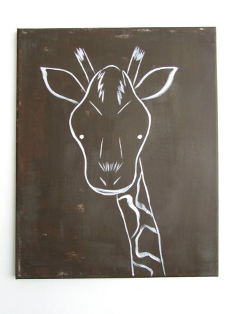 Животные мелом на доске