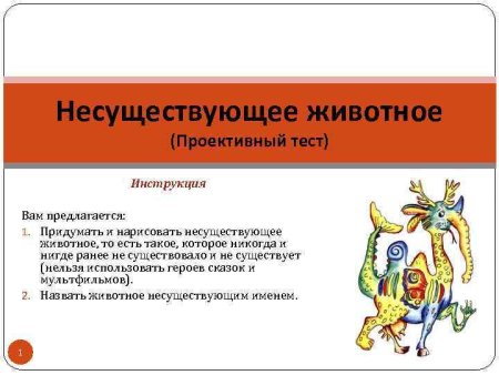 Тест несуществующее животное