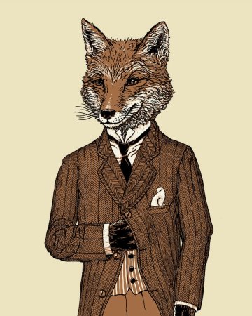 Человек с головой животного