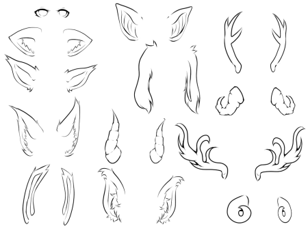 Референсы ушей животных