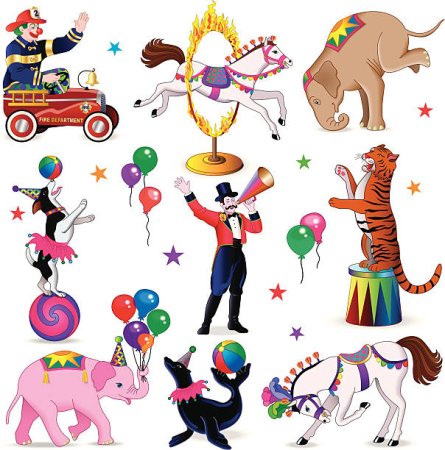 Цирковые животные для детей